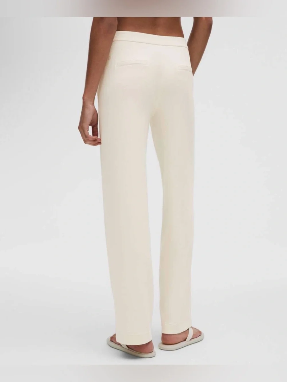 Lululemon Softstreme Pintuck Mid-Rise Pant *Regular Light Ivory (First Release)